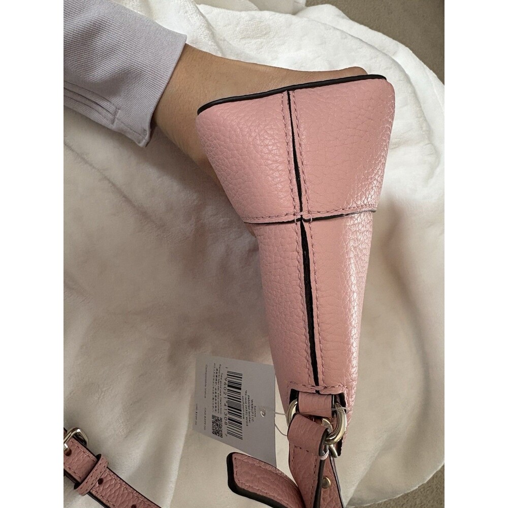 Kate Spade Hanna Tea Rose Pink Pebbled Leather Crossbody Bag New with Tags - Picture 8 of 10
